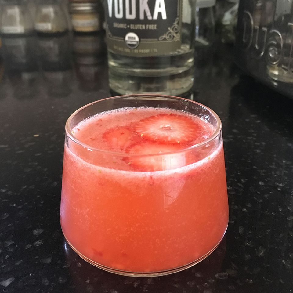 Red Geisha cocktail variation
