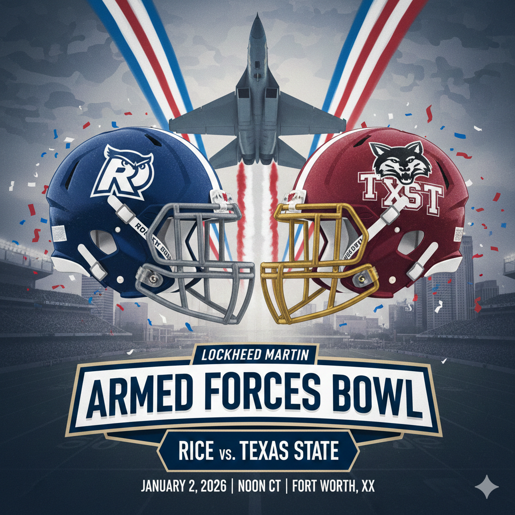 Texas St vs Rice: Armed Forces Bowl Analysis and Prediction