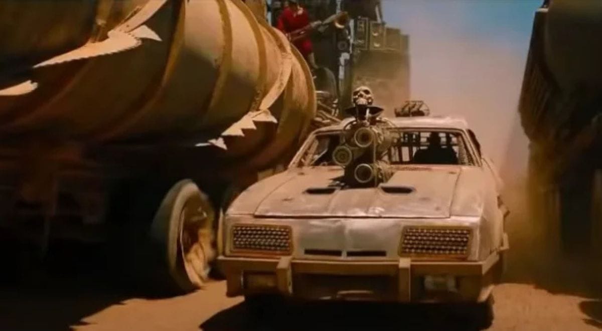 Max Rockatansky's black supercharged 1973 Ford Falcon XB Interceptor in Mad Max: Fury Road 