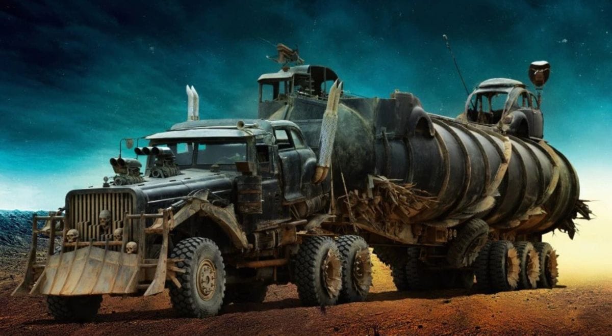 Immortan Joe's massive armored War Rig from Mad Max: Fury Road 