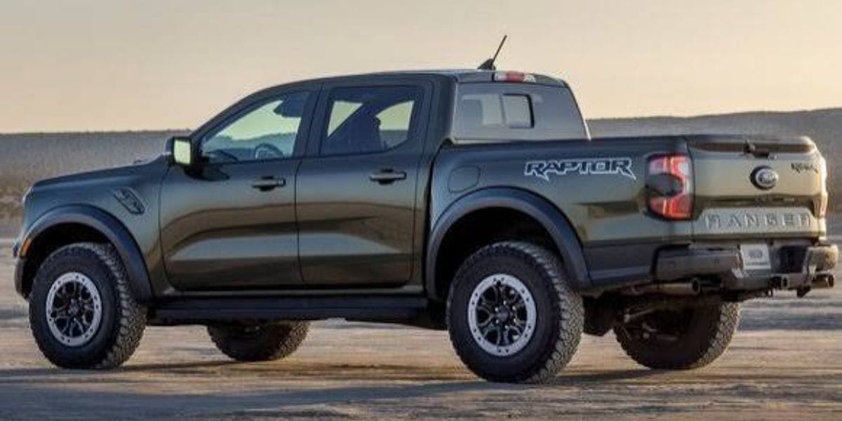 Ford Ranger Raptor rear quarter panel