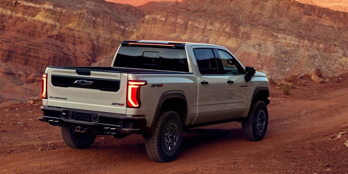 2027 Chevrolet Silverado ZR2 Rear Quarter Panel + Taillights
