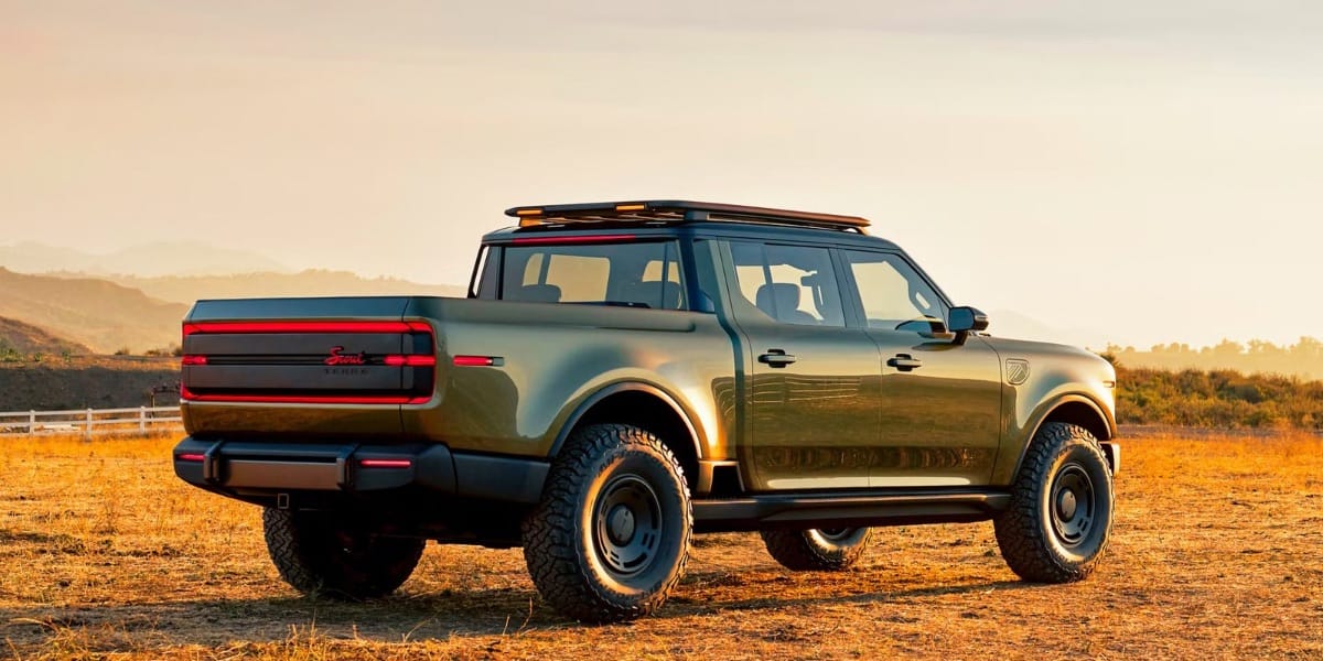 VW Scout Trail Truck rear View