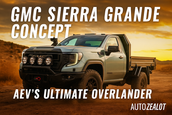GMC and AEV Reveal Sierra Grande Concept at SEMA: Overlanding Goes Heavy-Duty