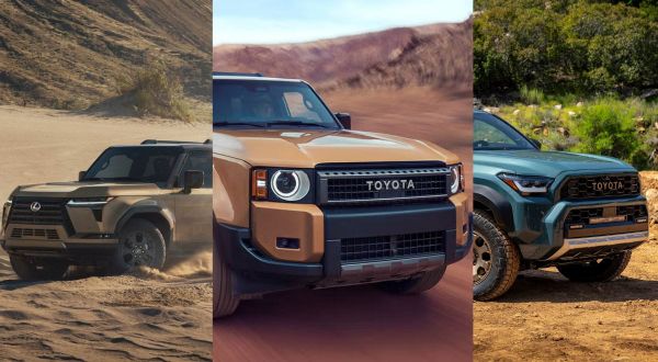 Toyota Land Cruiser vs 4Runner Trailhunter vs Lexus GX550 Overtrail