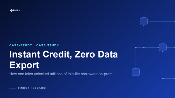 Lending for India's largest Telco with on-prem DC - A FinBox case study