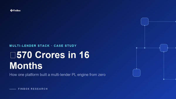 Multi-lender PL marketplace - A FinBox case study
