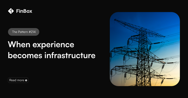 When experience becomes infrastructure.