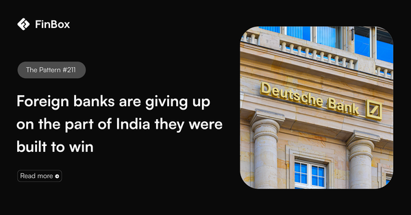 Foreign banks are giving up on the part of India they were built to win.