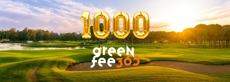Celebrating a Milestone: Greenfee365 Connects with 1000+ Golf Courses Worldwide
