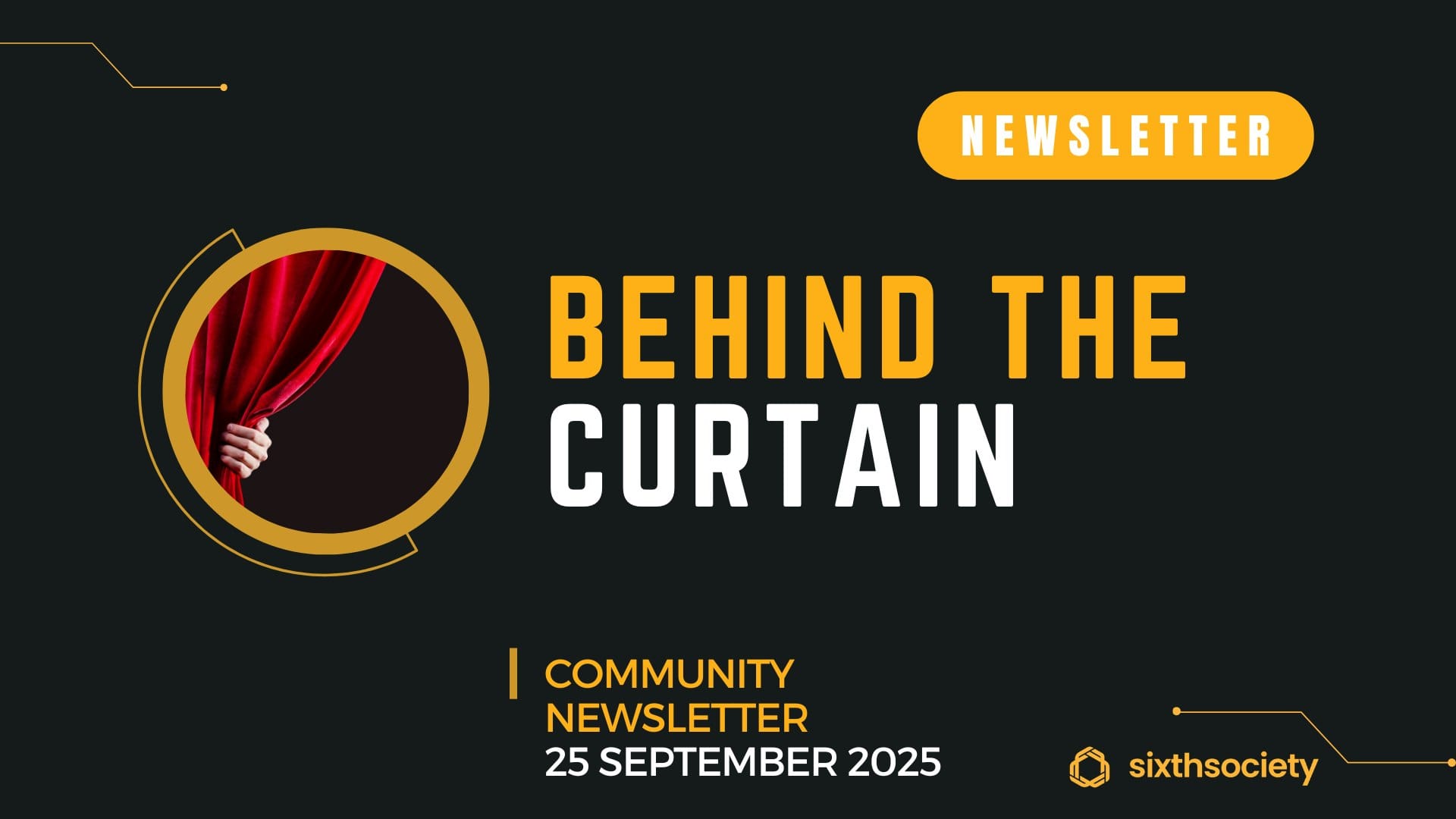 Behind the curtains