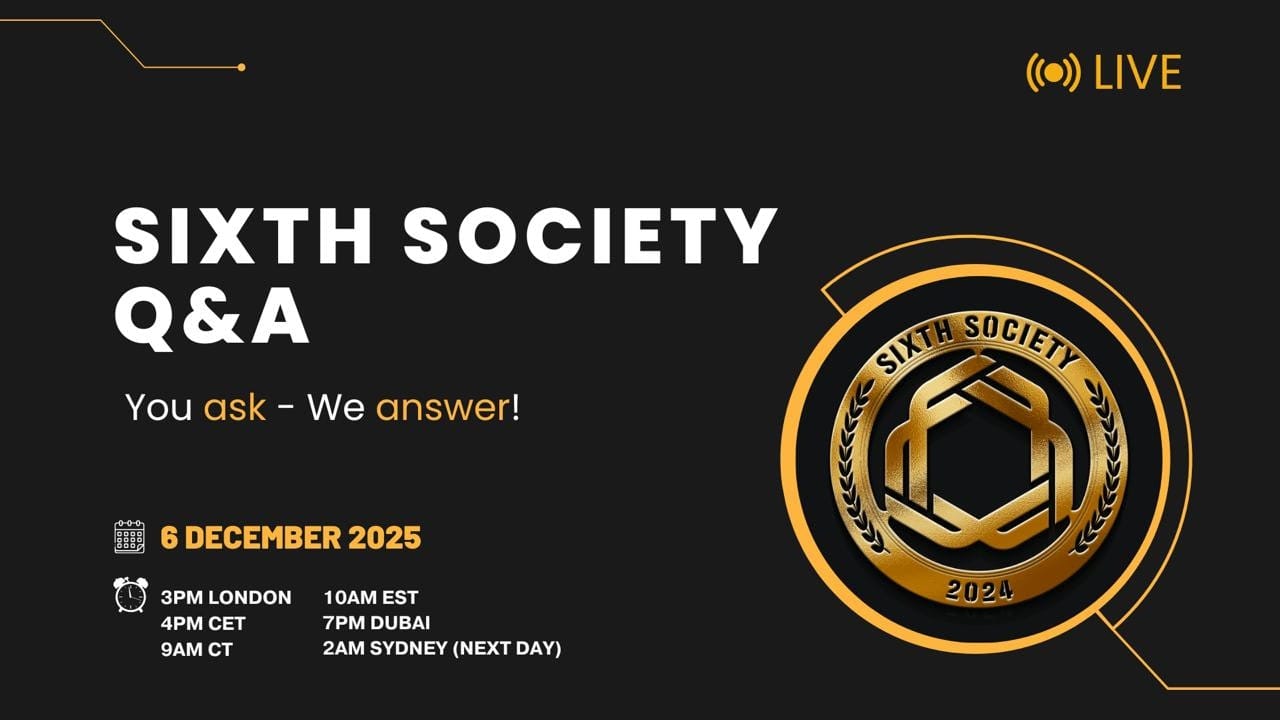 Sixth Society Q&A session