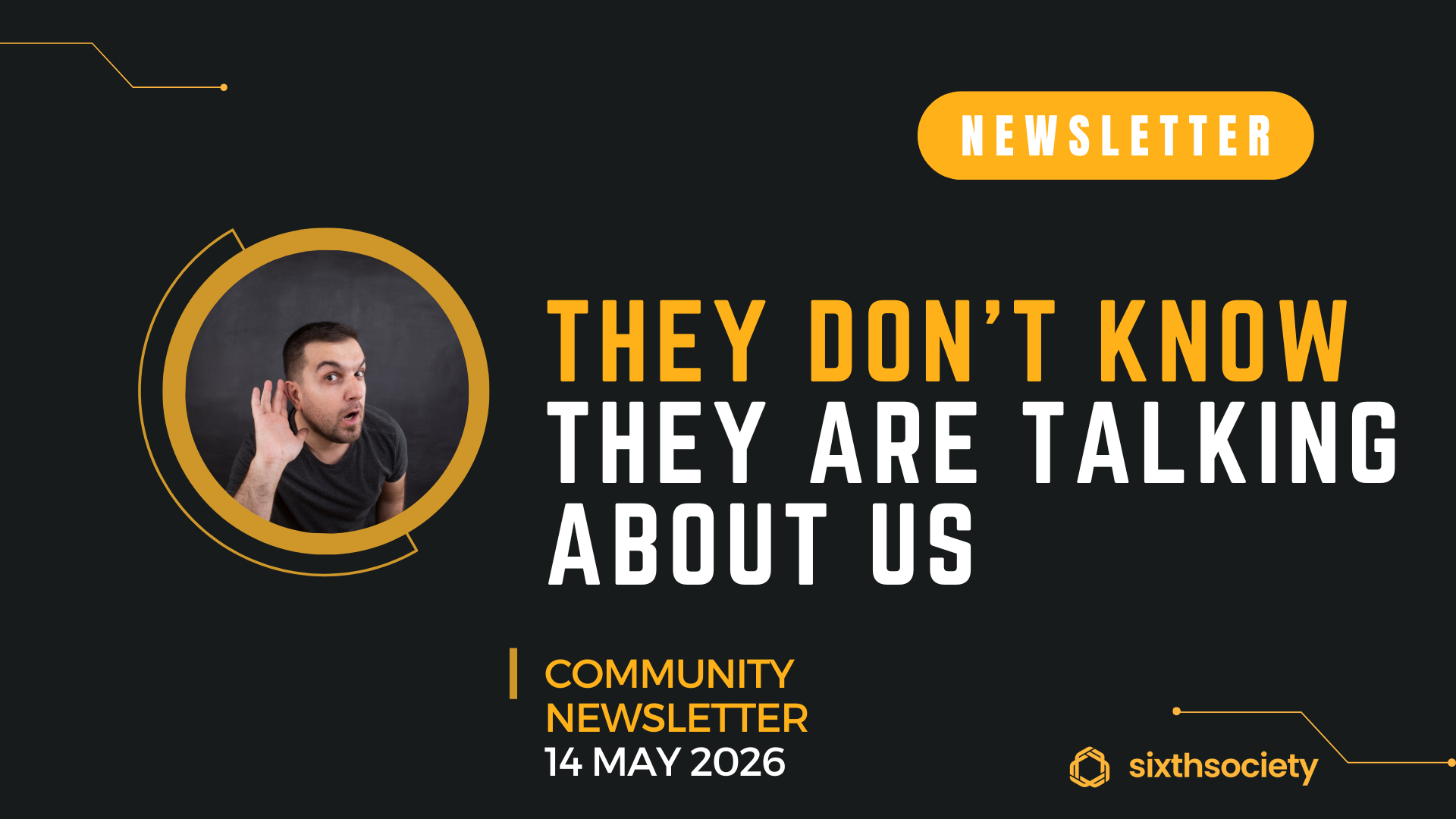 They don’t know they are talking about us