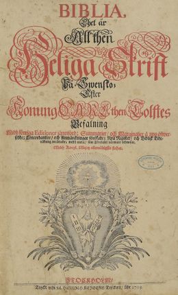 Att välja bibelord för griftetal - ett exempel från 1700-talet