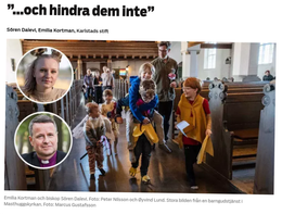 Roligt, tråkigt eller tryggt för barnen i gudstjänsten