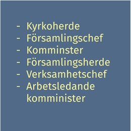 Den prästerliga titulaturen