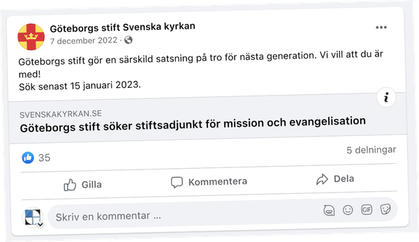 Är Svenska kyrkan äntligen beredd att missionera lokalt?