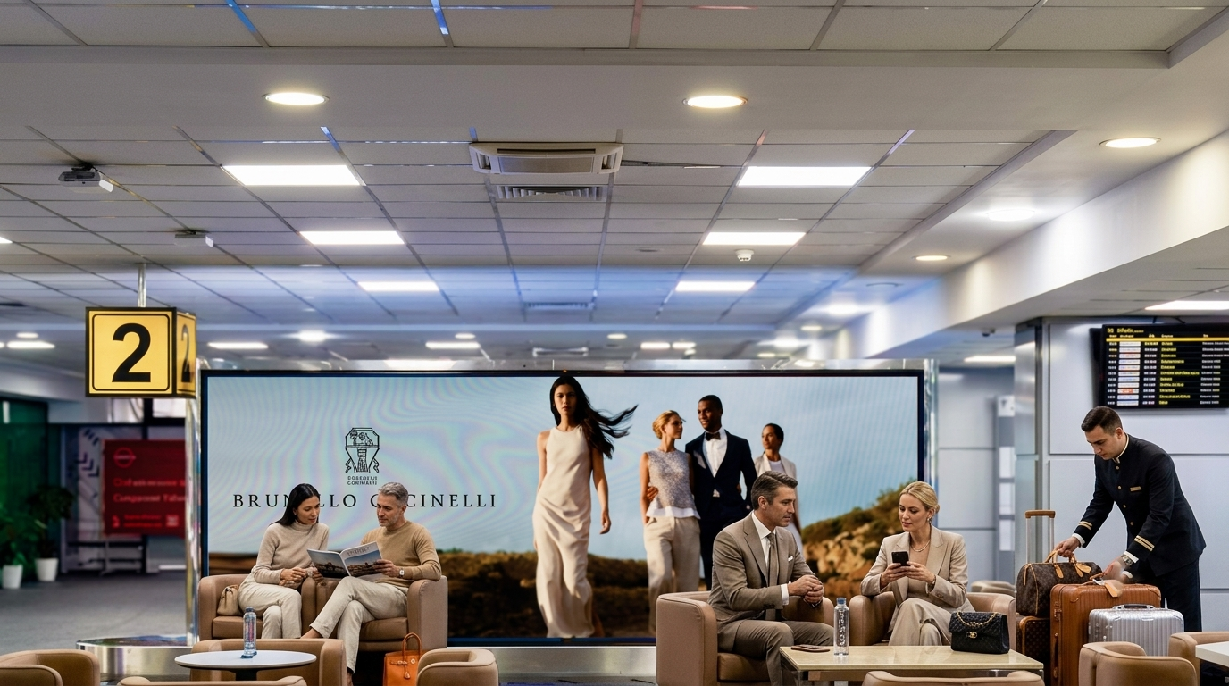 Advertising environment at Fergana International Airport (FEG), part of Uzbekistan's autumn 2026 six-airport network.