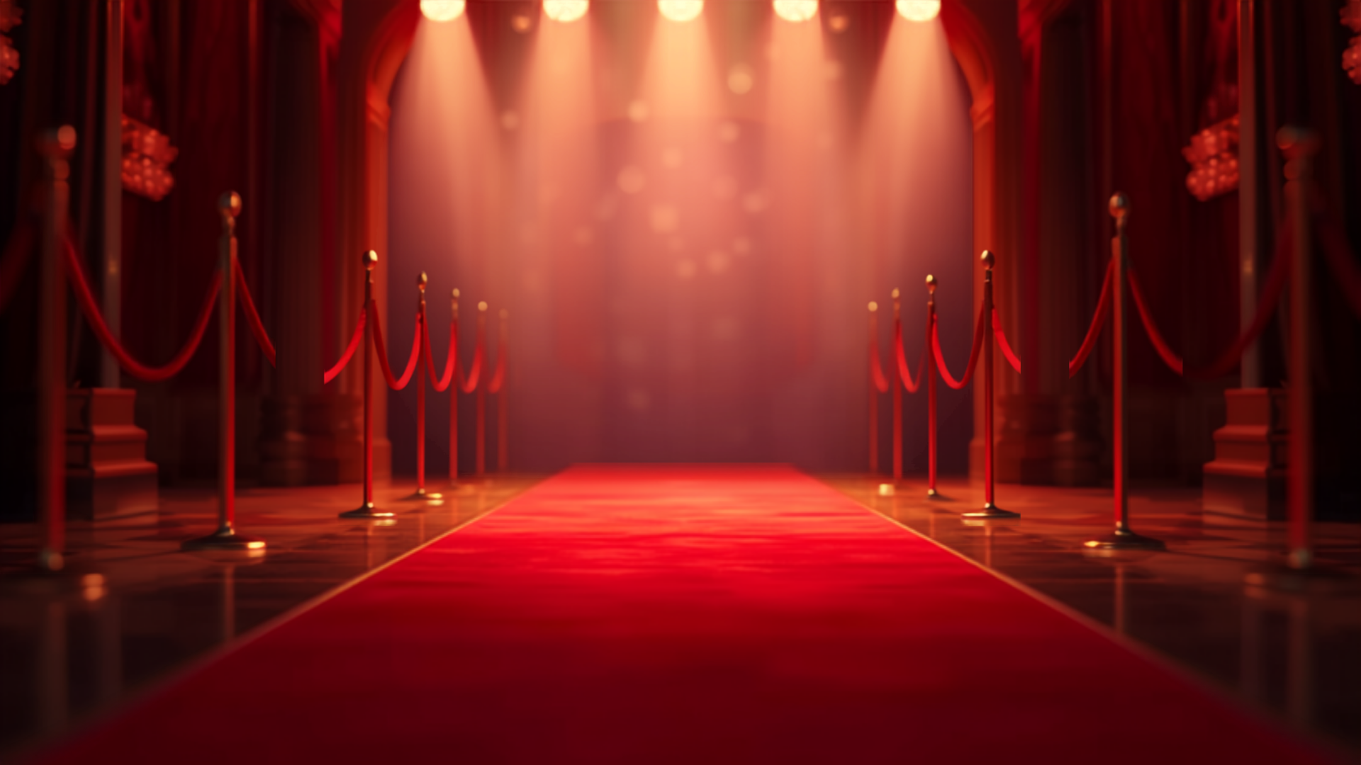 Red carpet event entrance