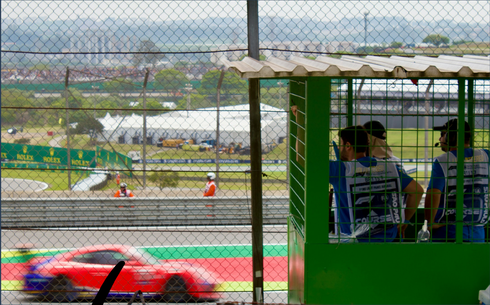 Autodromo Jose Carlos Pace (Interlagos) circuit during a race, Sao Paulo, Brazil