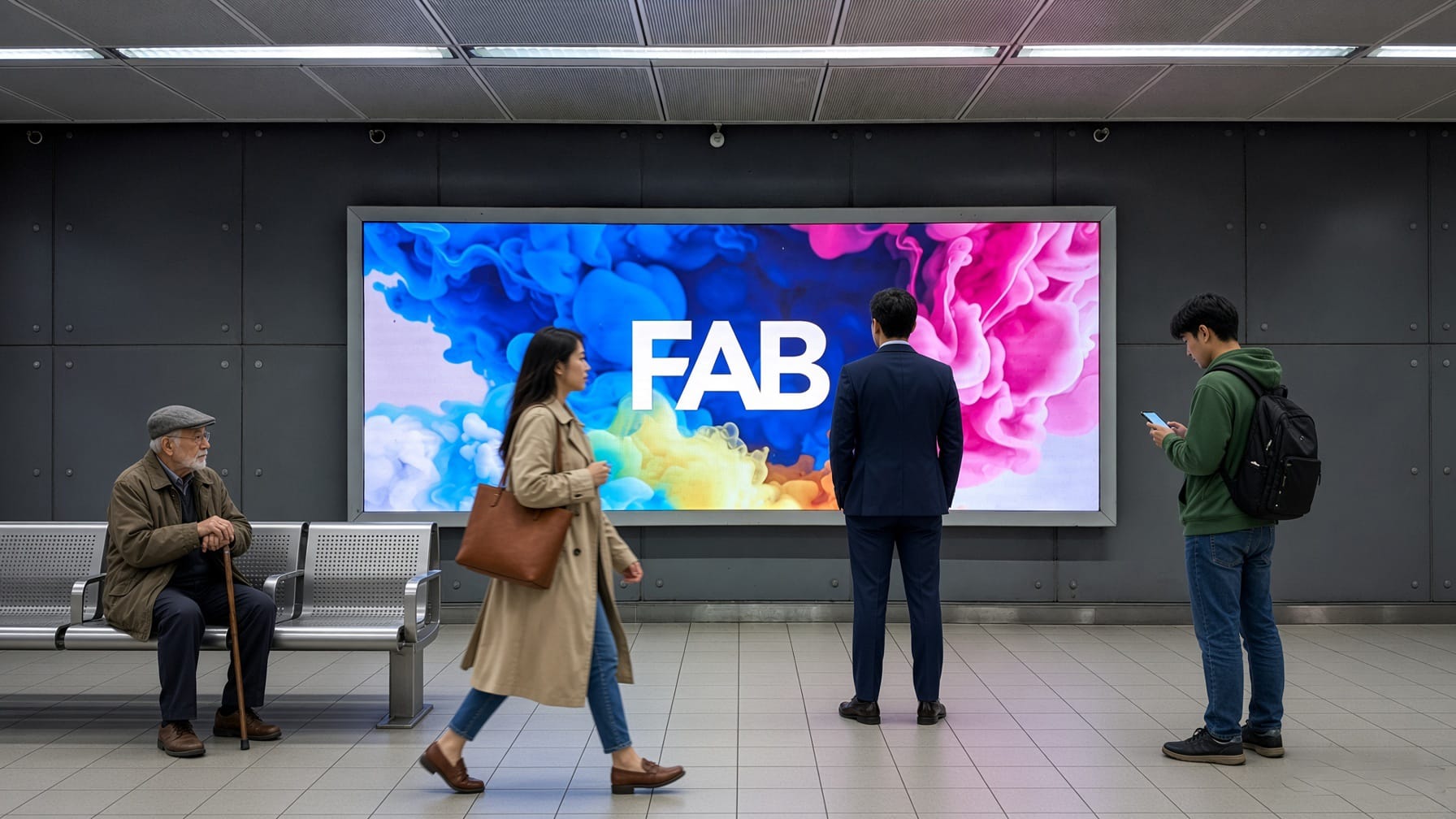 Advertising inventory at Farnborough Airport, the UK's leading private aviation gateway during Frieze London 2026.