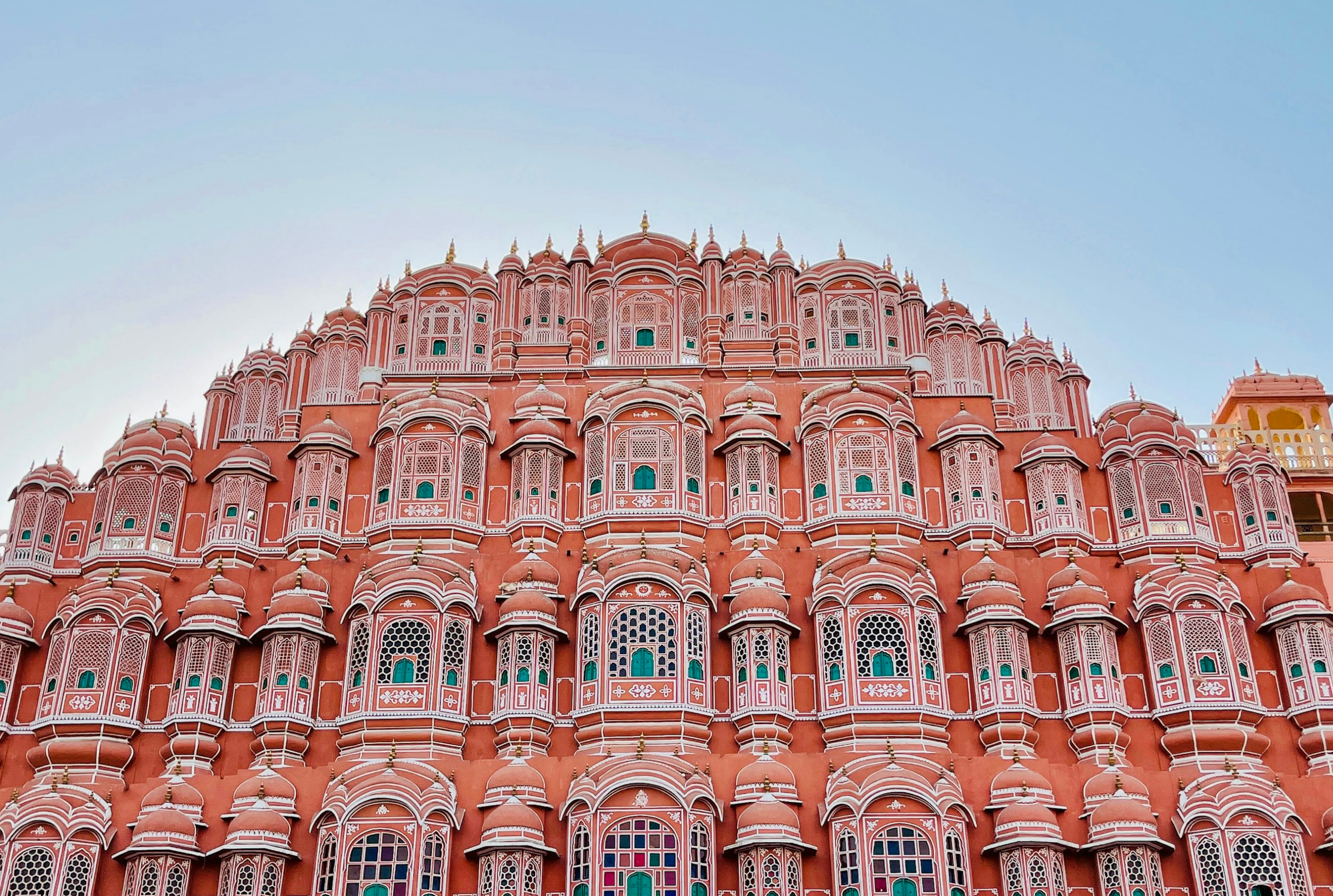 The Hawa Mahal palace facade, Jaipur, India