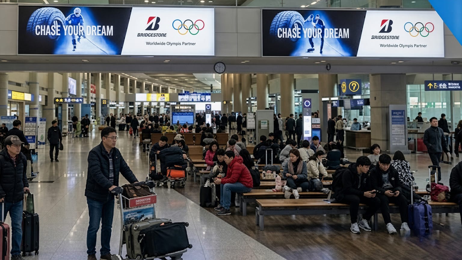 Jeju International Airport (CJU) advertising inventory, the destination terminal for Korea's Chuseok 2026 domestic leisure surge.