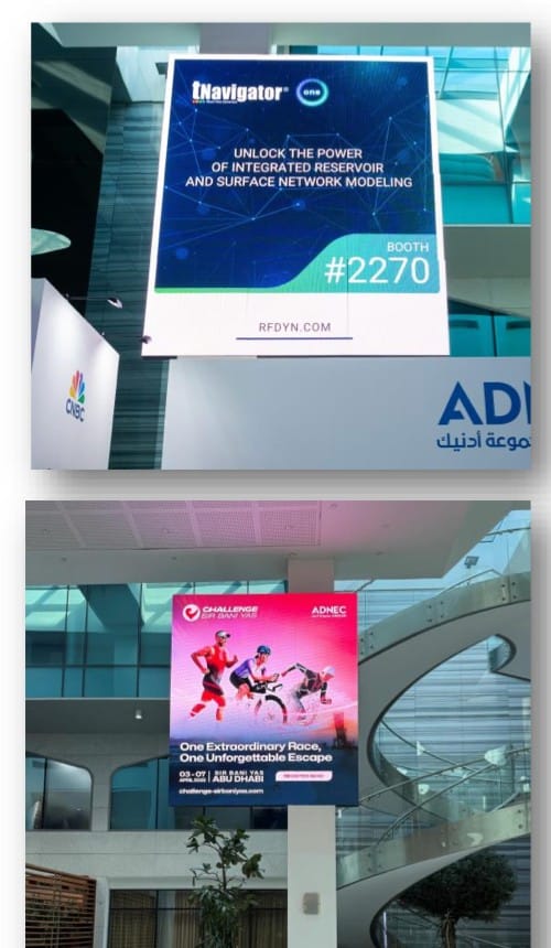 Link LED screens at ADNEC, Abu Dhabi