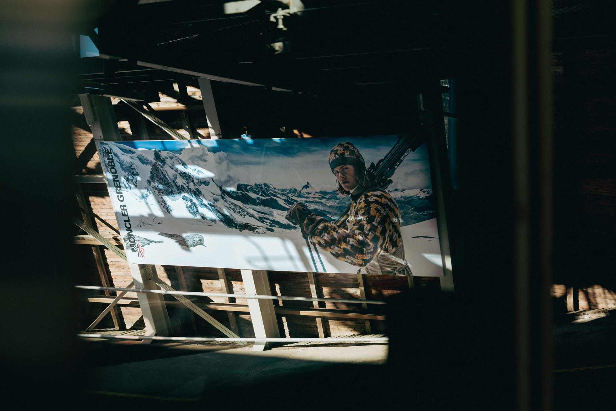 Branded lift pylons, gondolas and billboards in Alpine ski resorts
