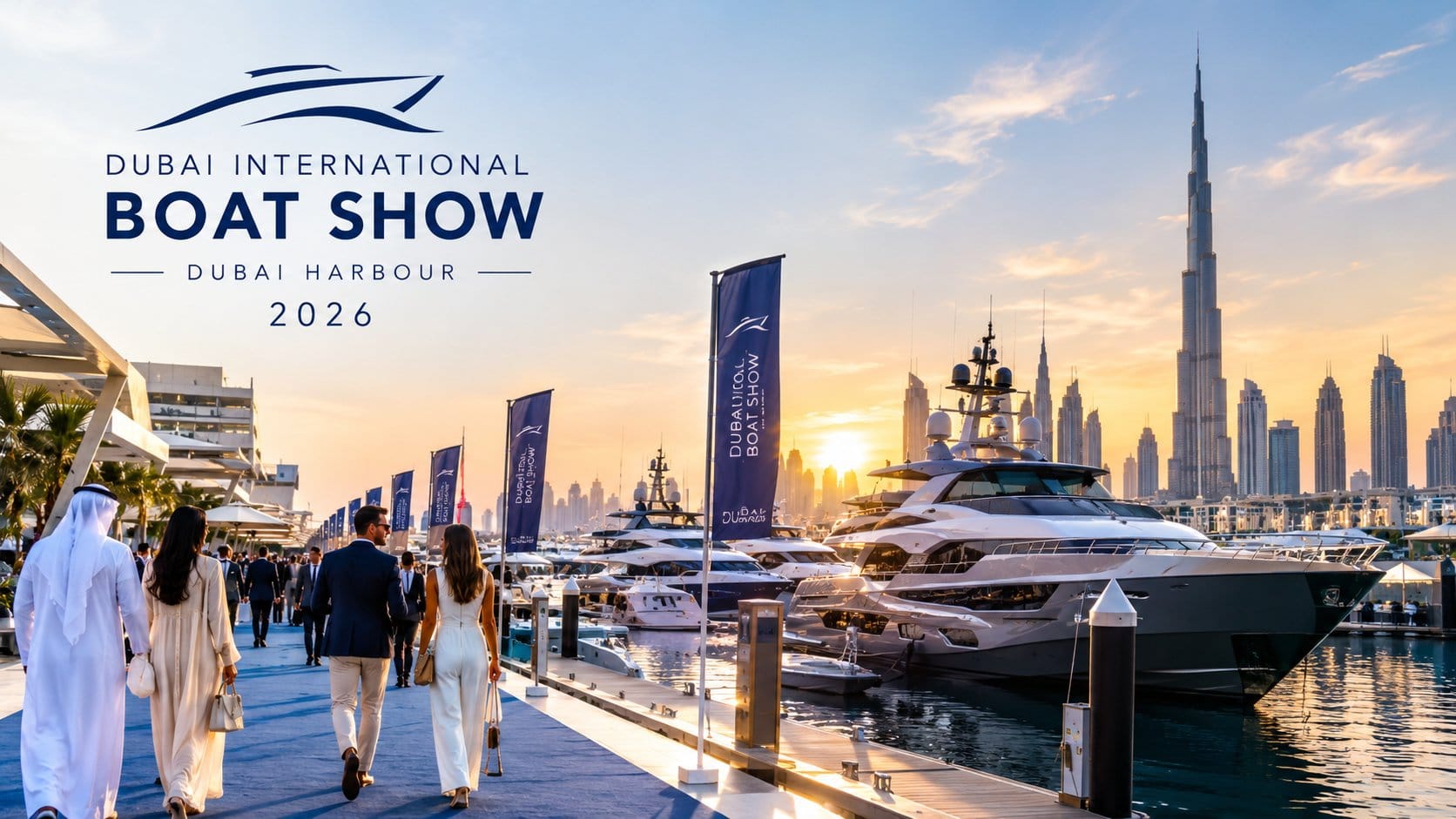 Dubai International Boat Show 2026 at Dubai Harbour
