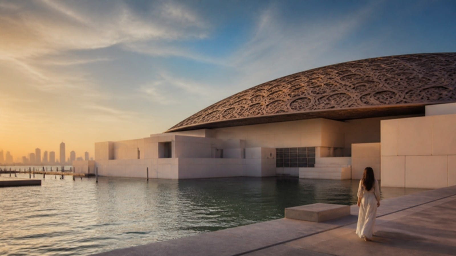 Frieze Abu Dhabi: Louvre Abu Dhabi at golden hour