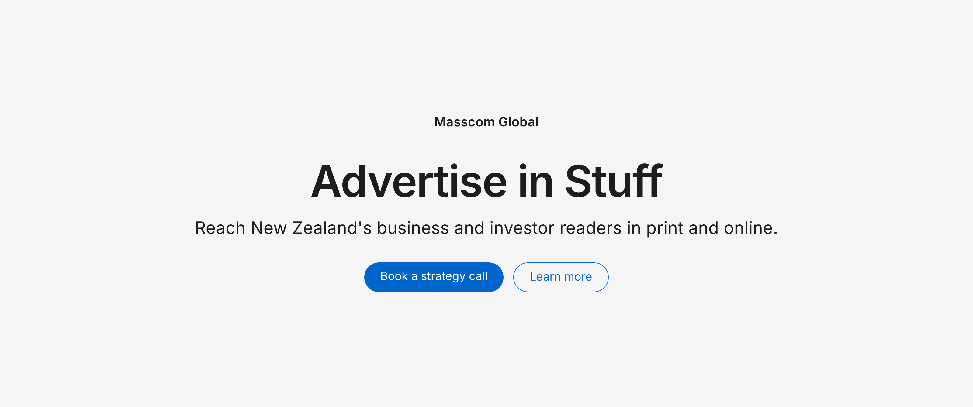 Advertise in Stuff: reach New Zealand's business and investor readers