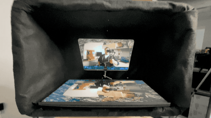 Enabling eye contact in telemedicine: building a low-cost medical interrotron