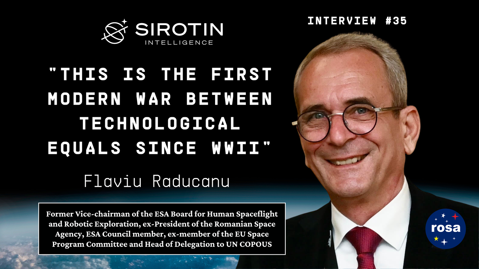 "This Is the First Modern War Between Technological Equals Since WWII": Former Romanian Space Agency President Flaviu Raducanu on Why Submarine Nuclear Reactors Will Power Mars Missions, How East-West Blindness Aids China & Lessons From Ukraine