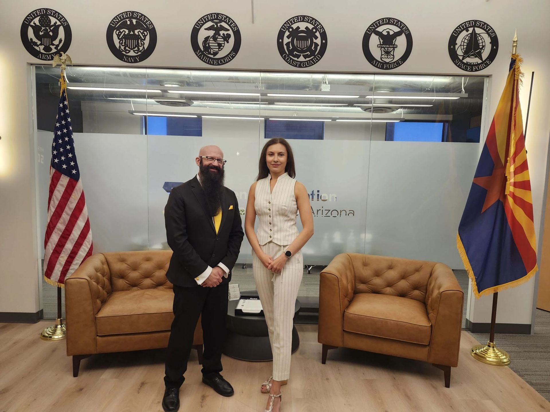 Angelica Sirotin with Robert Katz, WIN