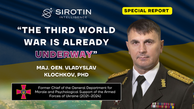 SPECIAL FEATURE: "The Third World War Is Already Underway": Major General Vladyslav Klochkov, Former Chief of Moral-Psychological Support for Ukraine's Armed Forces, on Why Ukraine Is the Central Node of Global Transformation