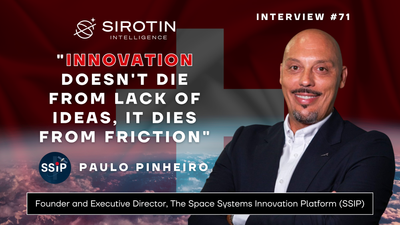 "Innovation Doesn't Die From Lack of Ideas, It Dies From Friction": SSIP Founder and Executive Director Paulo Pinheiro on Switzerland's Space Infrastructure Play, Microgravity Manufacturing, and Why Neutrality Is an Engineering Problem