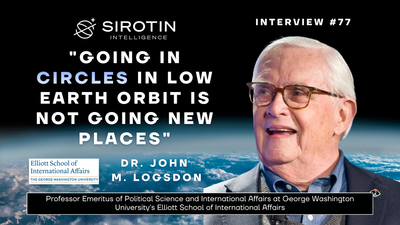 "Going in Circles in Low Earth Orbit Is Not Going New Places": Space Policy Historian John Logsdon on Why Artemis Is Still About Leadership, What NASA Should Actually Be For, and Why He's Skeptical of the Helium-3 Story