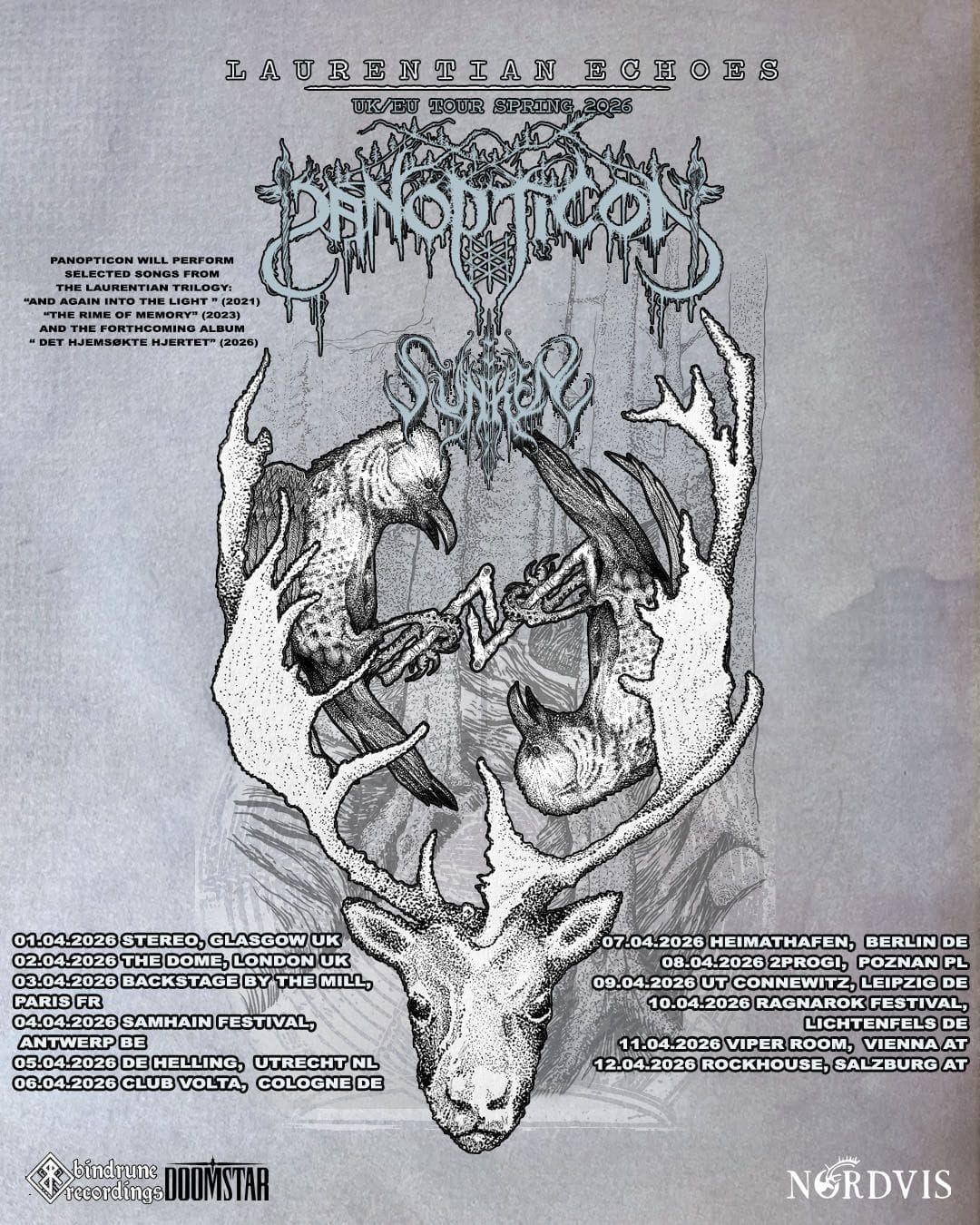 Live Review: Sunken & Panopticon Laurentian Echoes Tour (2026)