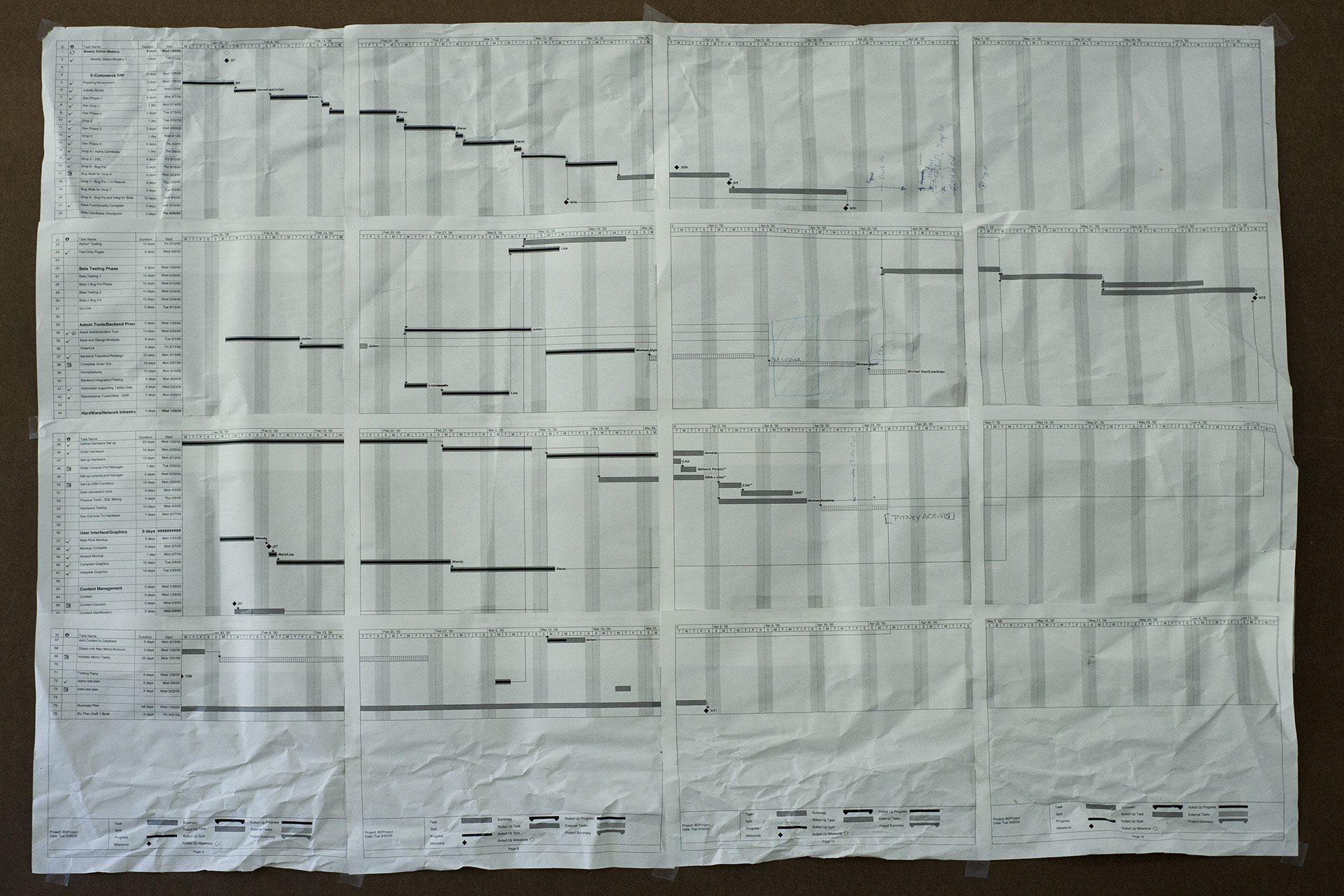 The Microsoft Project Chart