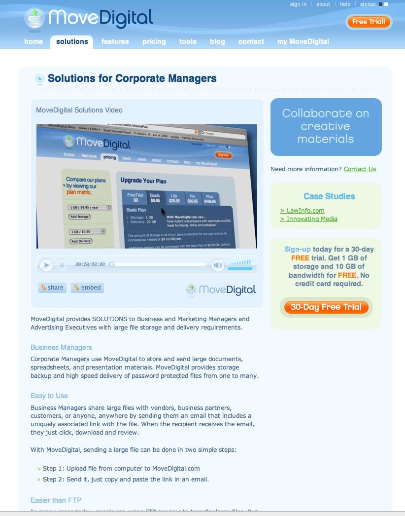 Solution for Corporate Managers