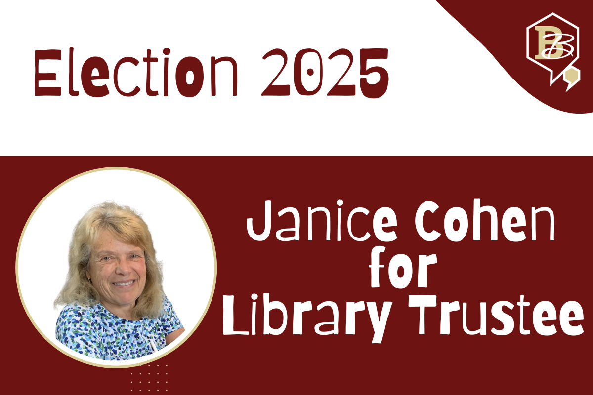 Election 2025: Janice Cohen for Library Trustee