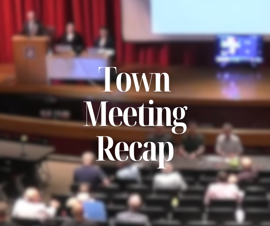 September 2025 Town Meeting in Brief