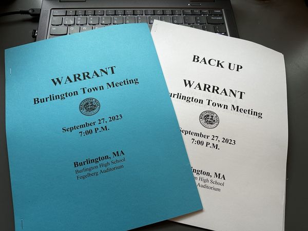 September 27, 2023, Town Meeting