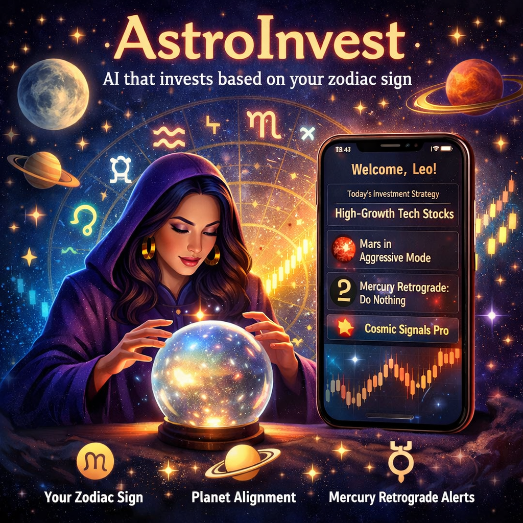 🔮AstroInvest - an AI investing app based on your zodiac sign