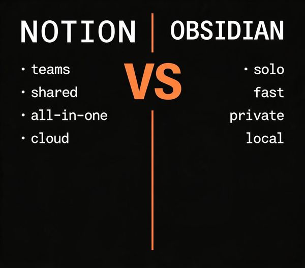 Notion vs Obsidian: Which Is Better for Content Creators?