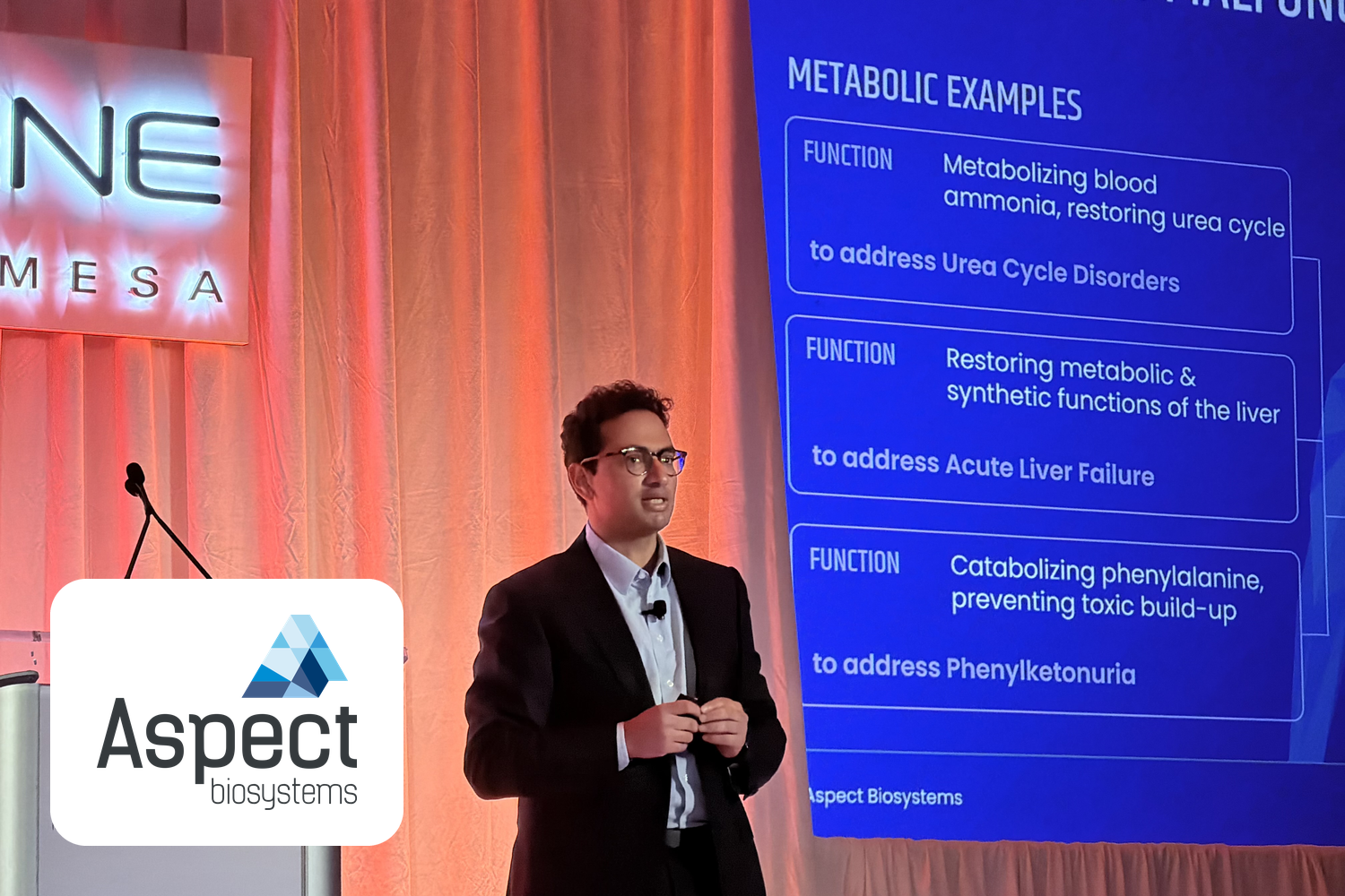 Aspect Biosystems plans clinical data in 2027 from cell therapy pipeline, CEO says at Meeting on the Mesa