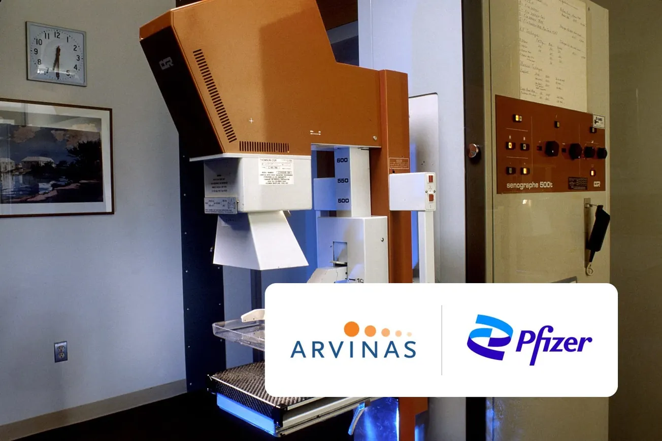 A mammography machine in a clinic room