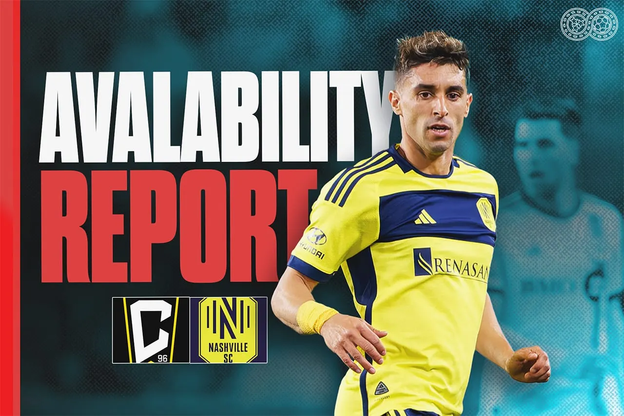 Availability Report: Columbus Crew vs Nashville SC
