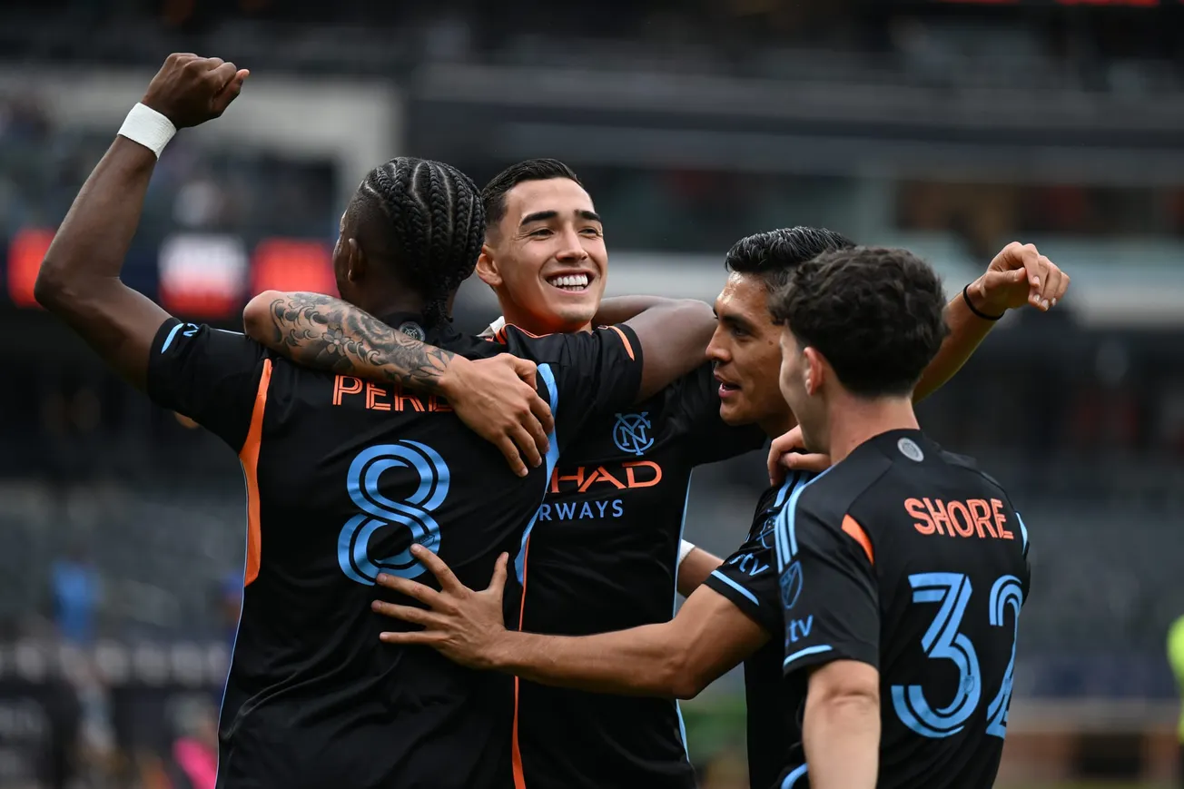 Zoomed N: New York City FC with Hudson River Blue